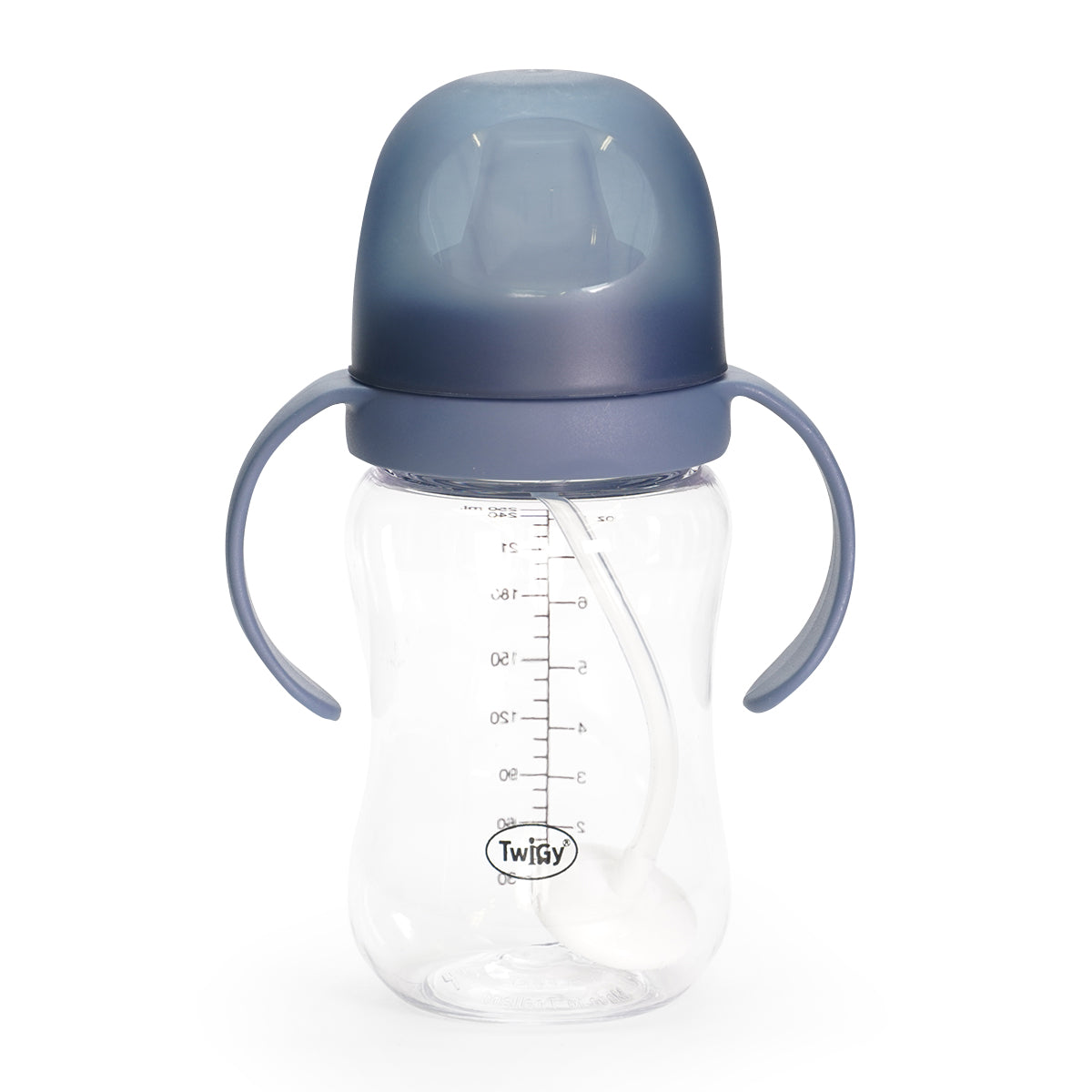 בקבוק אימון עם קשית משקולת טוויגי כחול | Twigy Training Bottle With a Weight Straw Blue