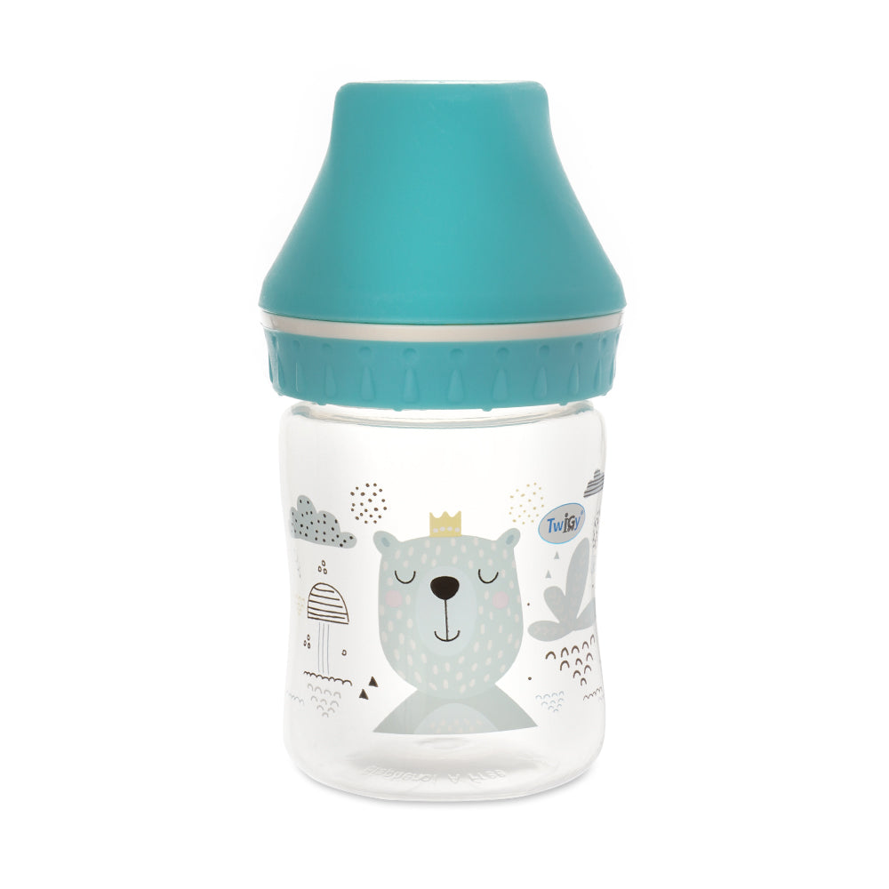 בקבוק טוויגי 125 מ"ל כחול | Twigy Flawless™ My Essence Wide Neck Bottle 125ML Tiffany