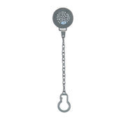 מחזיק מוצץ עם שרשרת טוויגי אפור | Twigy Pacifier Clip with chain Grey