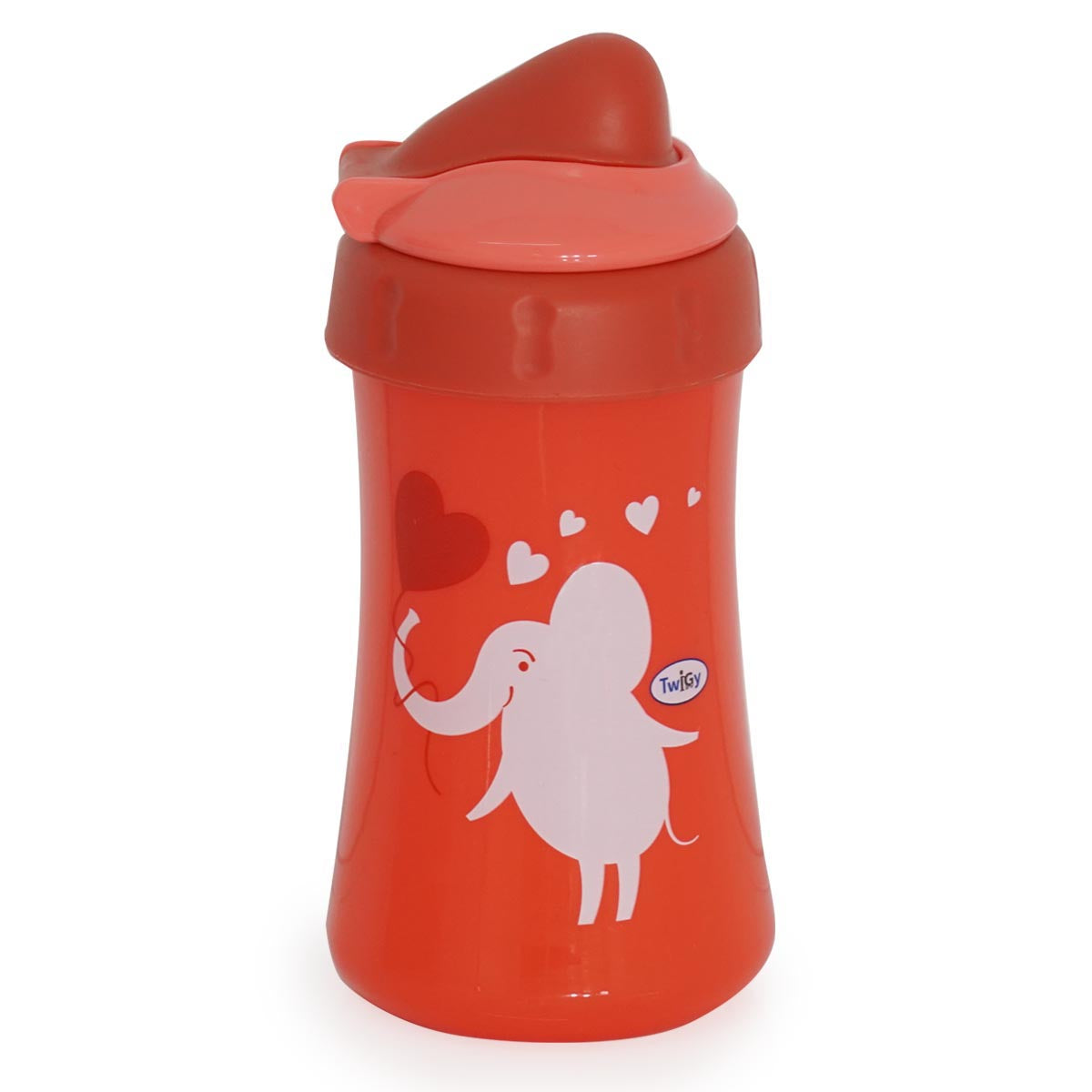 כוס שתייה טוויגי ספורט עם קשית אדום | Twigy Flawless™ Chipfon cup With Flip Lid Red