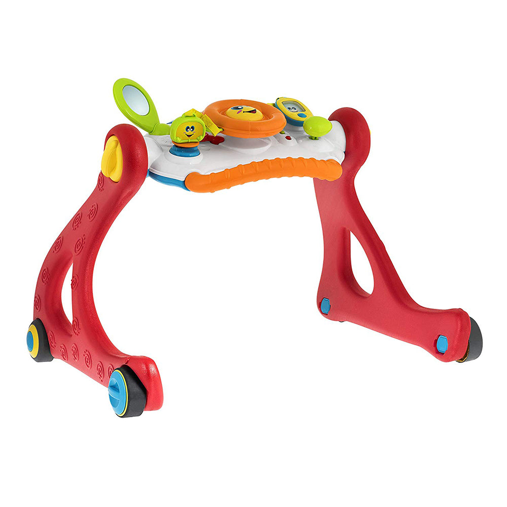 אוניברסיטה לתינוק צ'יקו אדום וצהוב | Chicco Grow And Walk Gym 4 In 1 Red&Yellow