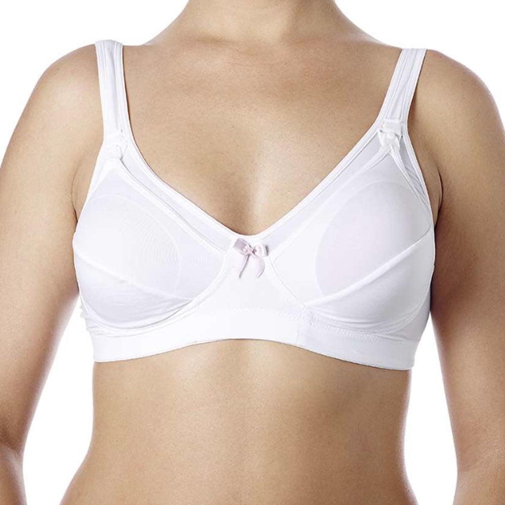חזיית הנקה מיקרופייבר צ'יקו צבע לבן 95D| Nursing Microfibre Bra Chicco White