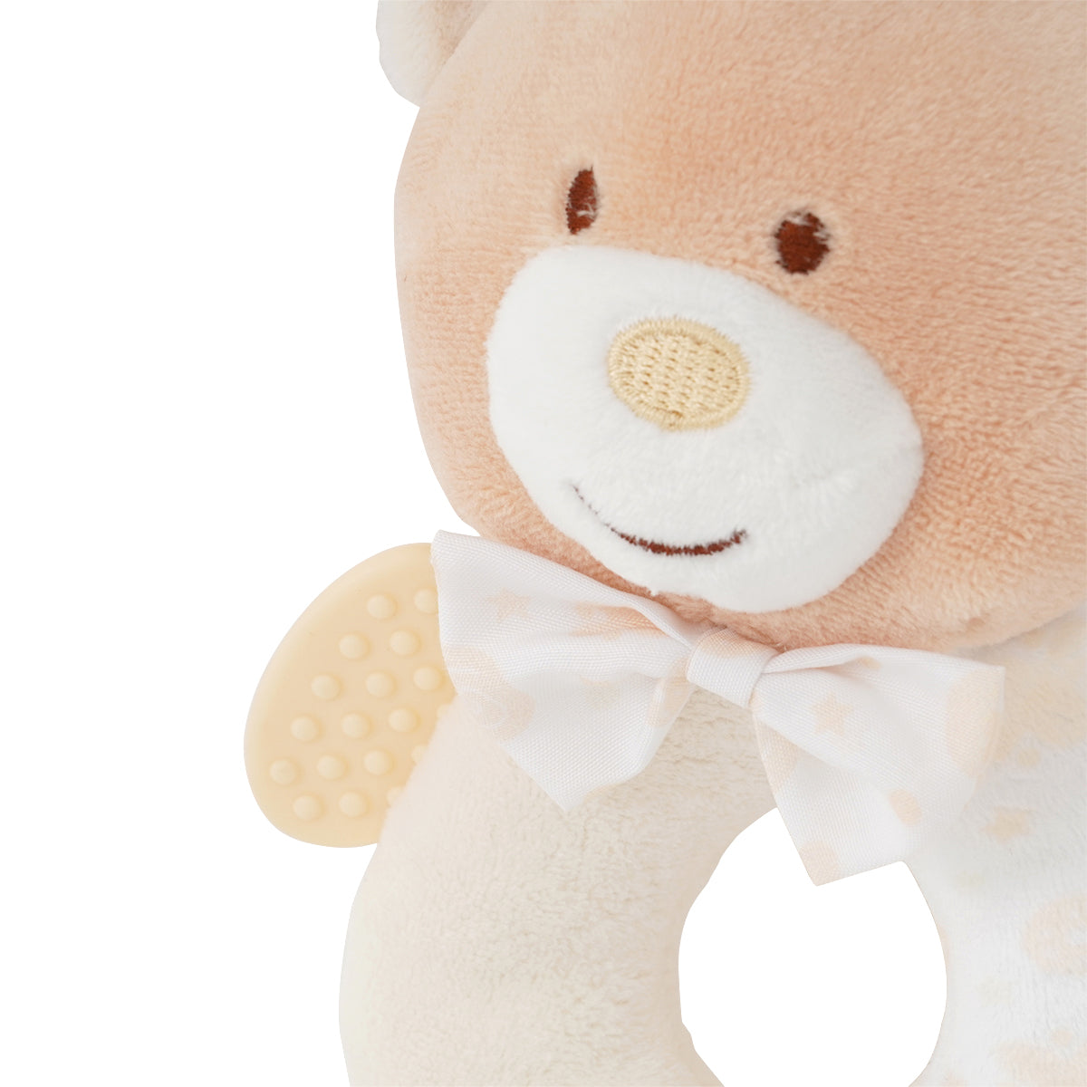 רעשן טוויגי טבעת רכה שמנת | Twigy Soft Touch™ Soft Ring Rattle Cream