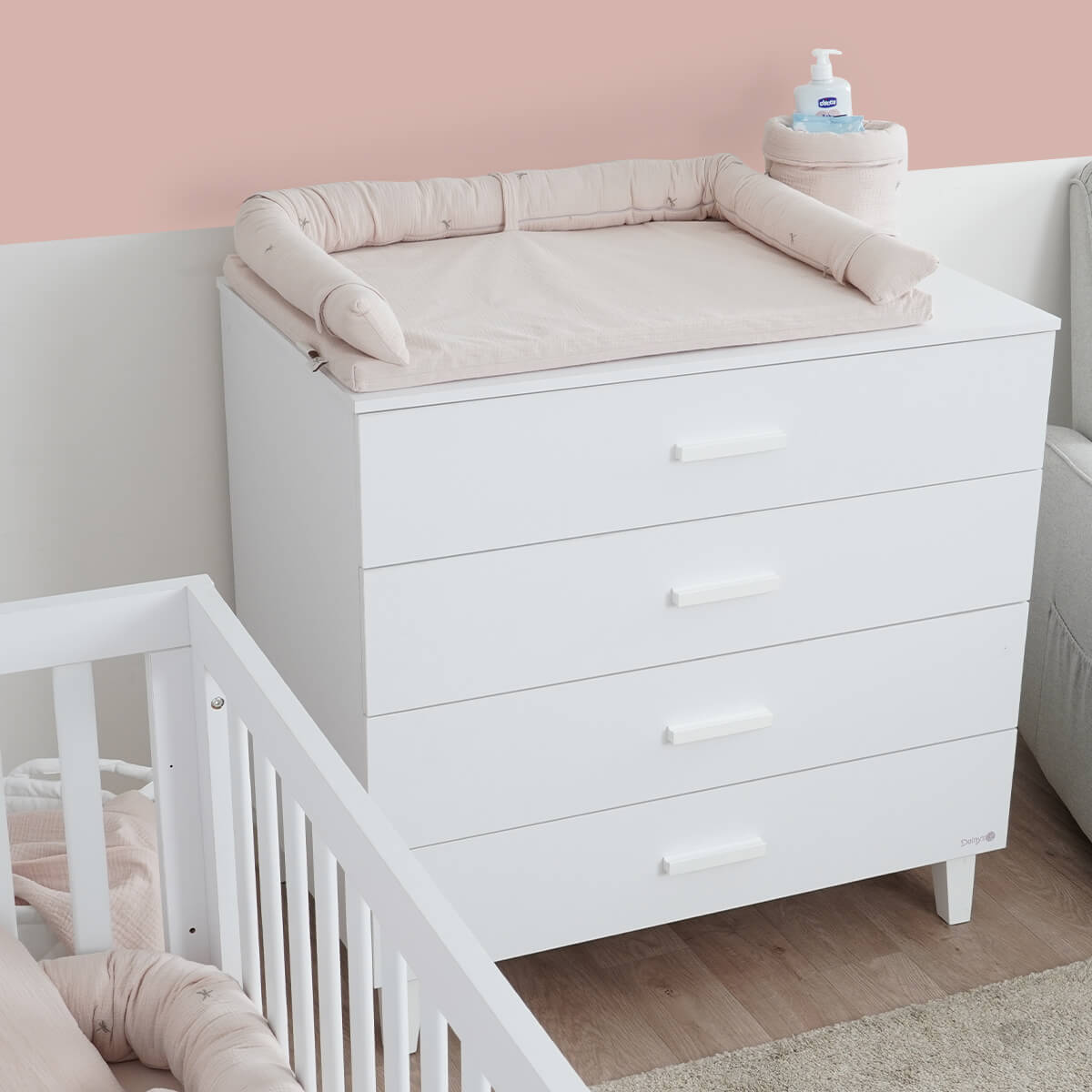 שידת אחסנה דייניז ריין 100 ס"מ לבן קלאסי | Dainy's Rain™ Dresser Classic White