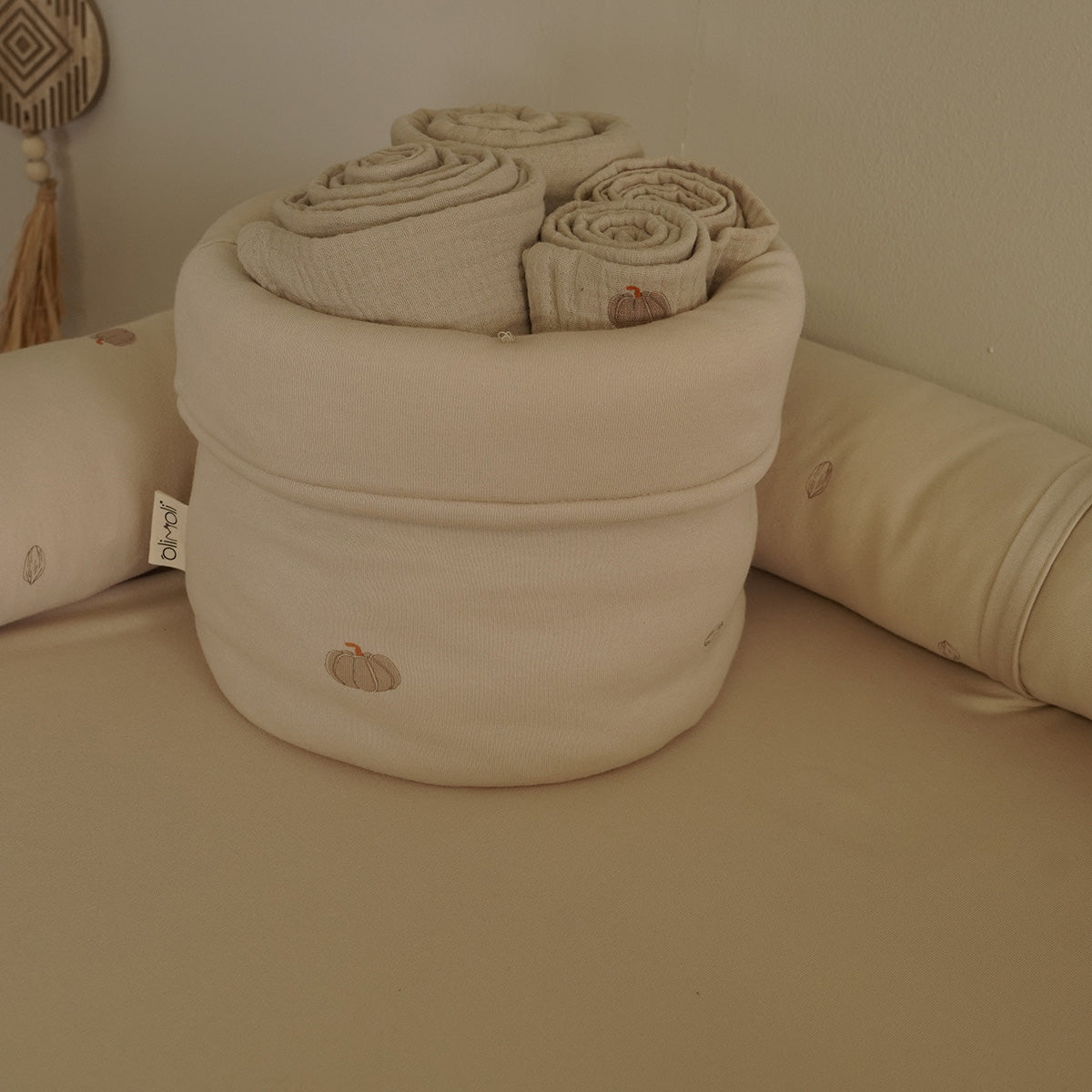 סל אחסון S אולימולי ליין דלעת | Olimoli Pumpkin Mood Small Basket