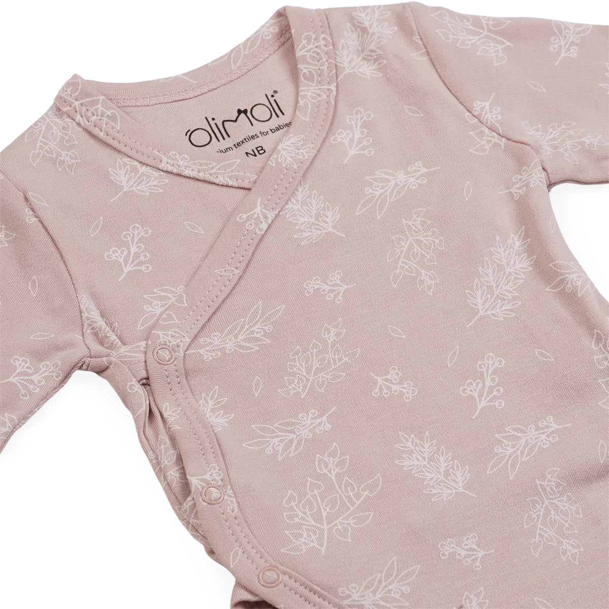 מארז זוג בגדי גוף אולימולי מודפס בנות NB | Olimoli Baby Body Suit 2 PCS