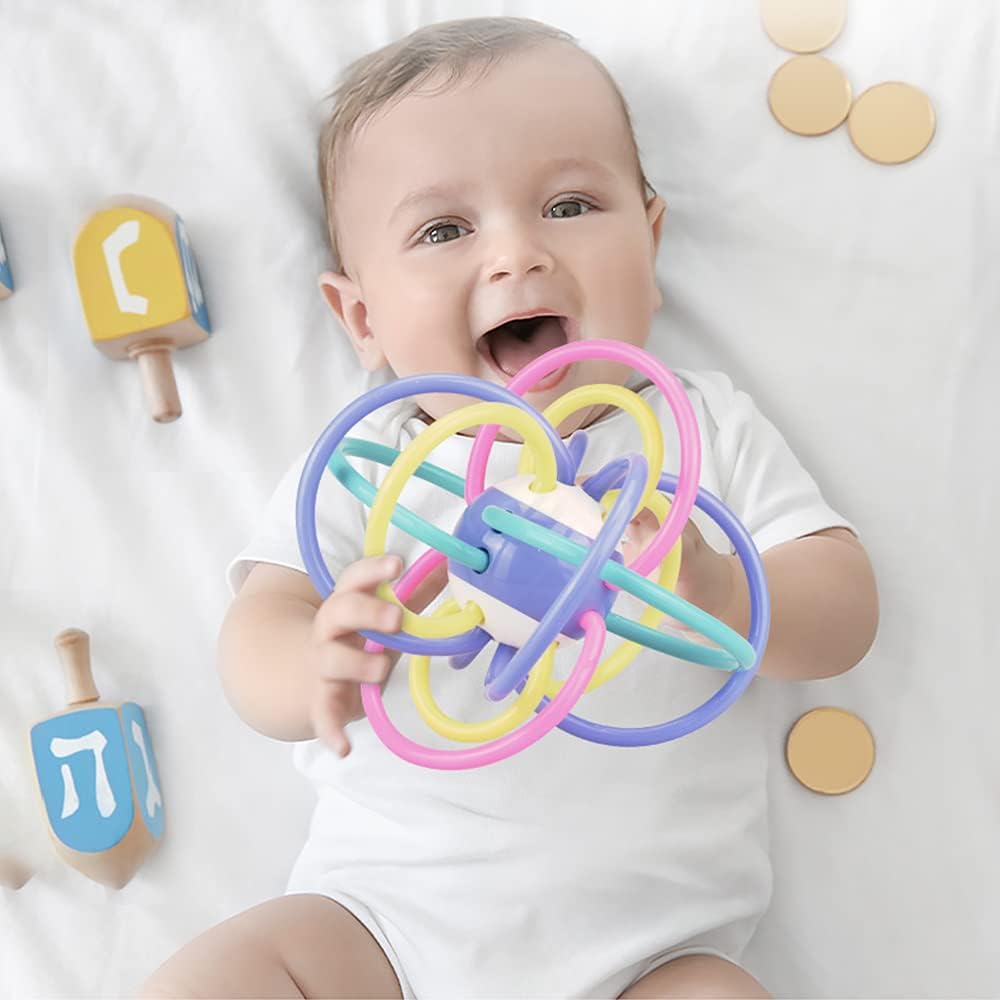 נשכן רעשן עיגולים האנגר | Huanger Baby Molars Toys