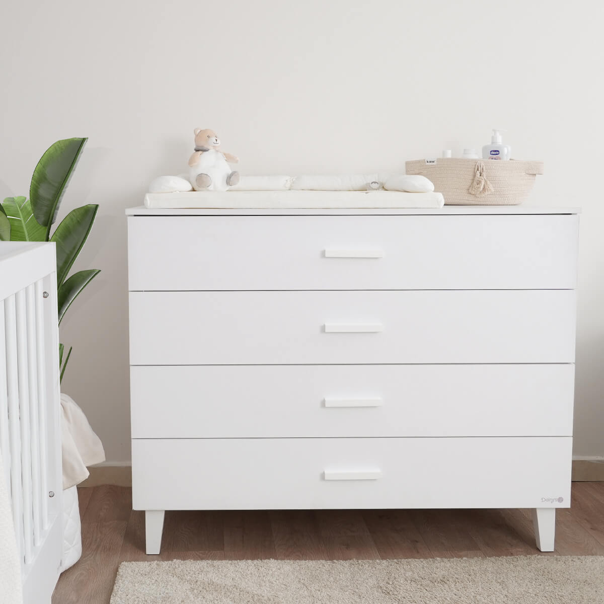 שידת אחסנה דייניז ראנצ' 120 ס"מ לבן קלאסי | Dainy's Ranch™ Dresser Classic White