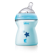 בקבוק נטורל פילינג תכלת 250 מ"ל 2M+ | Chicco Natural Feeling Blue