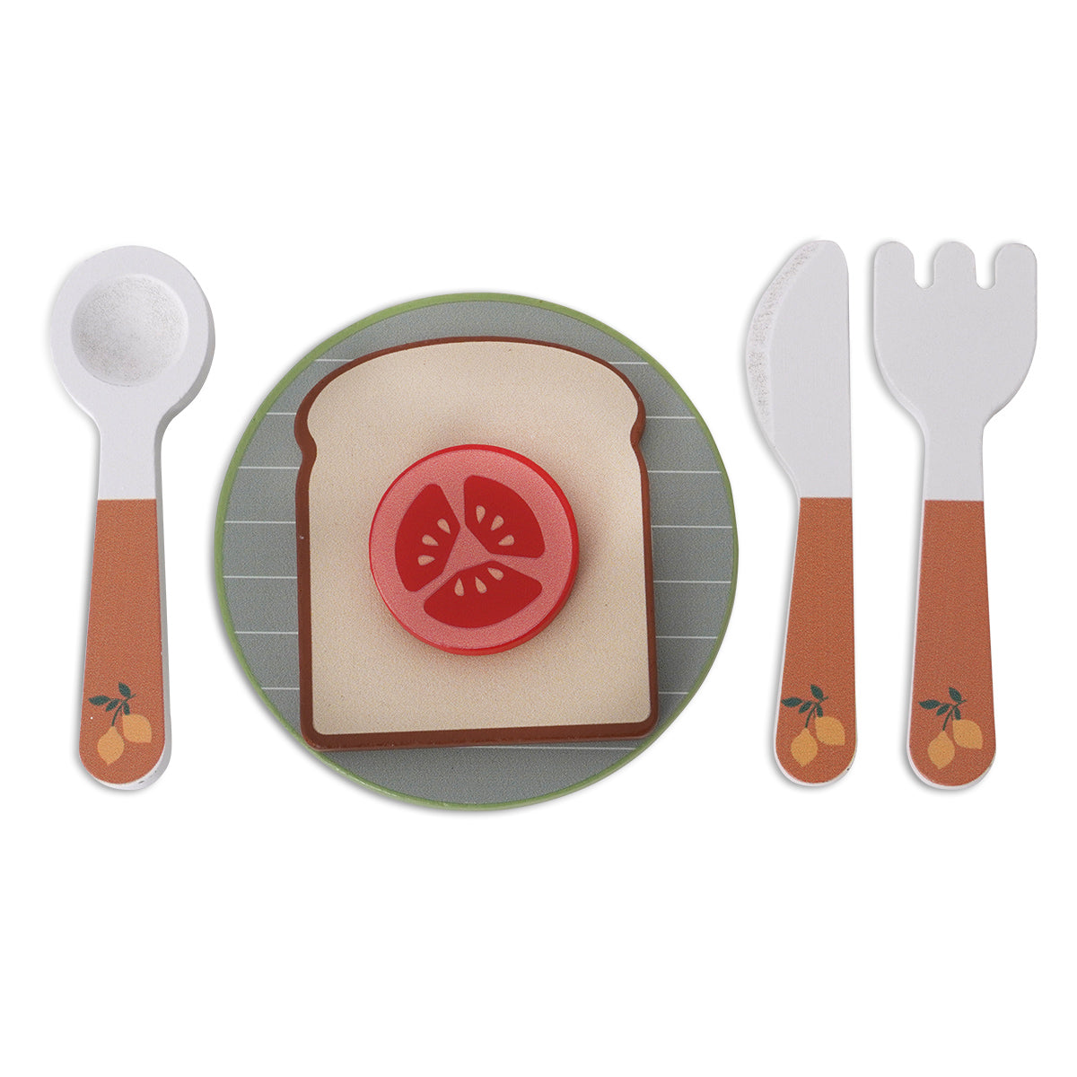סט ארוחת בוקר דייניז  | Dainy's Wooden Breakfast Set