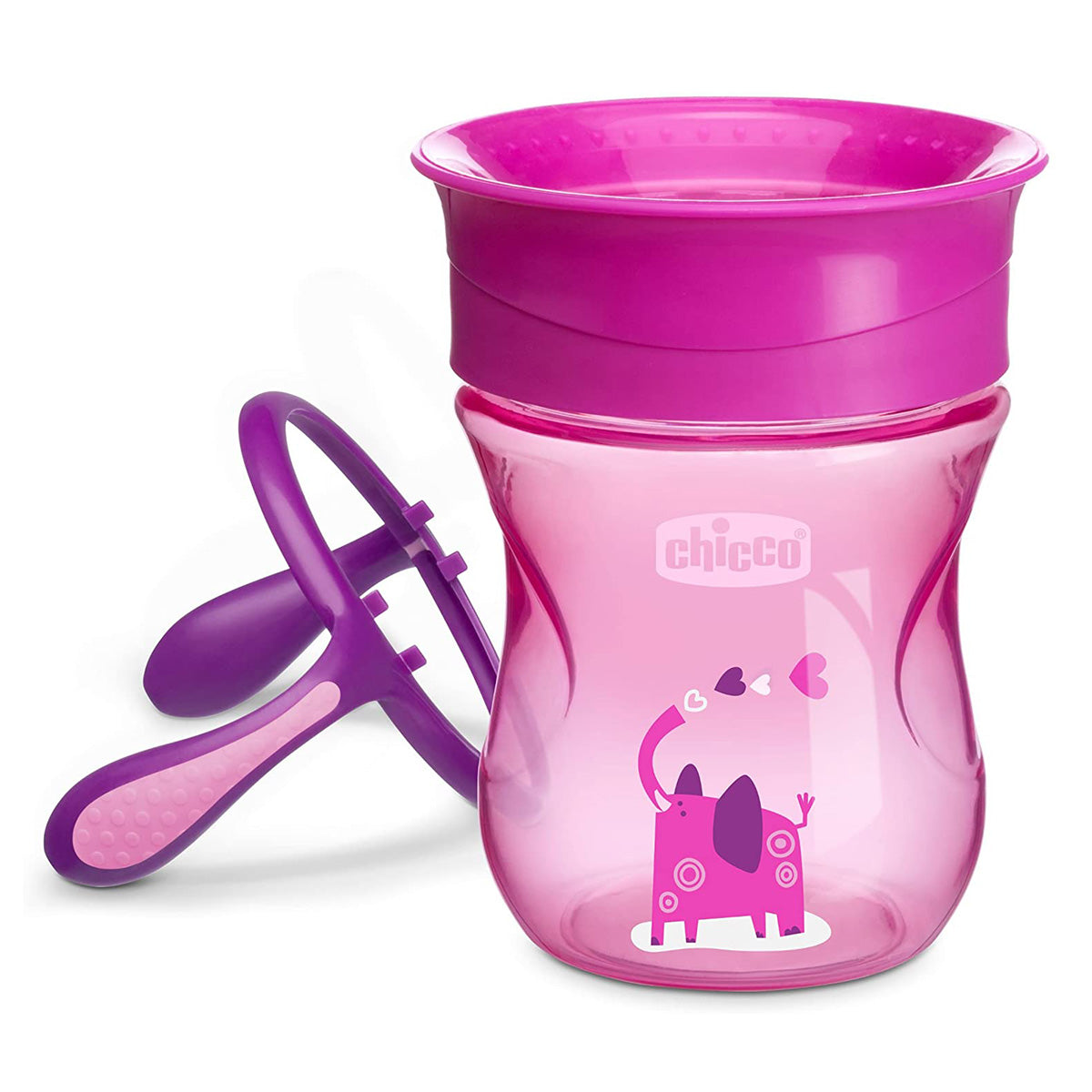כוס אימון צ'יקו 360 פרפקט כחול היפופוטם  | Chicco Perfect cup +12M Blue Hippo