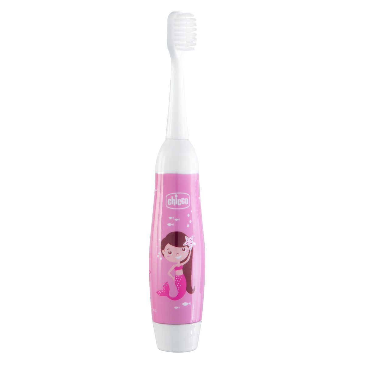 מברשת שיניים חשמלית צ'יקו ורוד בהיר ולבן | Chicco Electric Toothbrush Light Pink&White