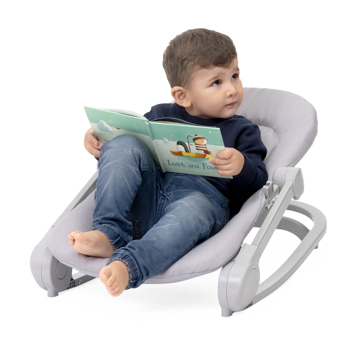 טרמפולינה צ'קו מאגיה אפור | Chicco Magia Bouncer Coal