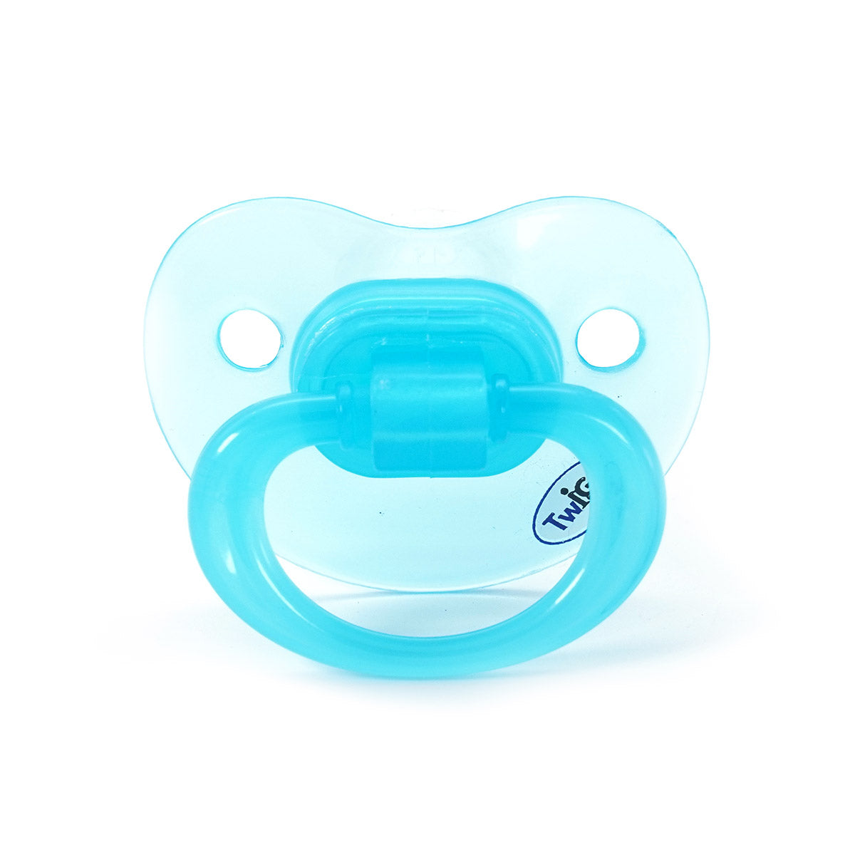 שלישיית מוצצי סיליקון טווגי 6+ כחול/ירוק | Flawlesse™ Silicone Pacifier Large