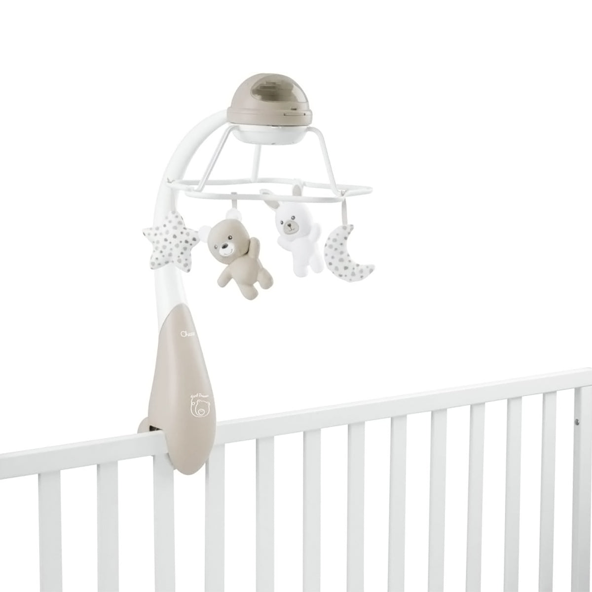 מובייל צ'יקו קשת בענן חום נטורל | Chicco Rainbow Cot Mobile Neutral
