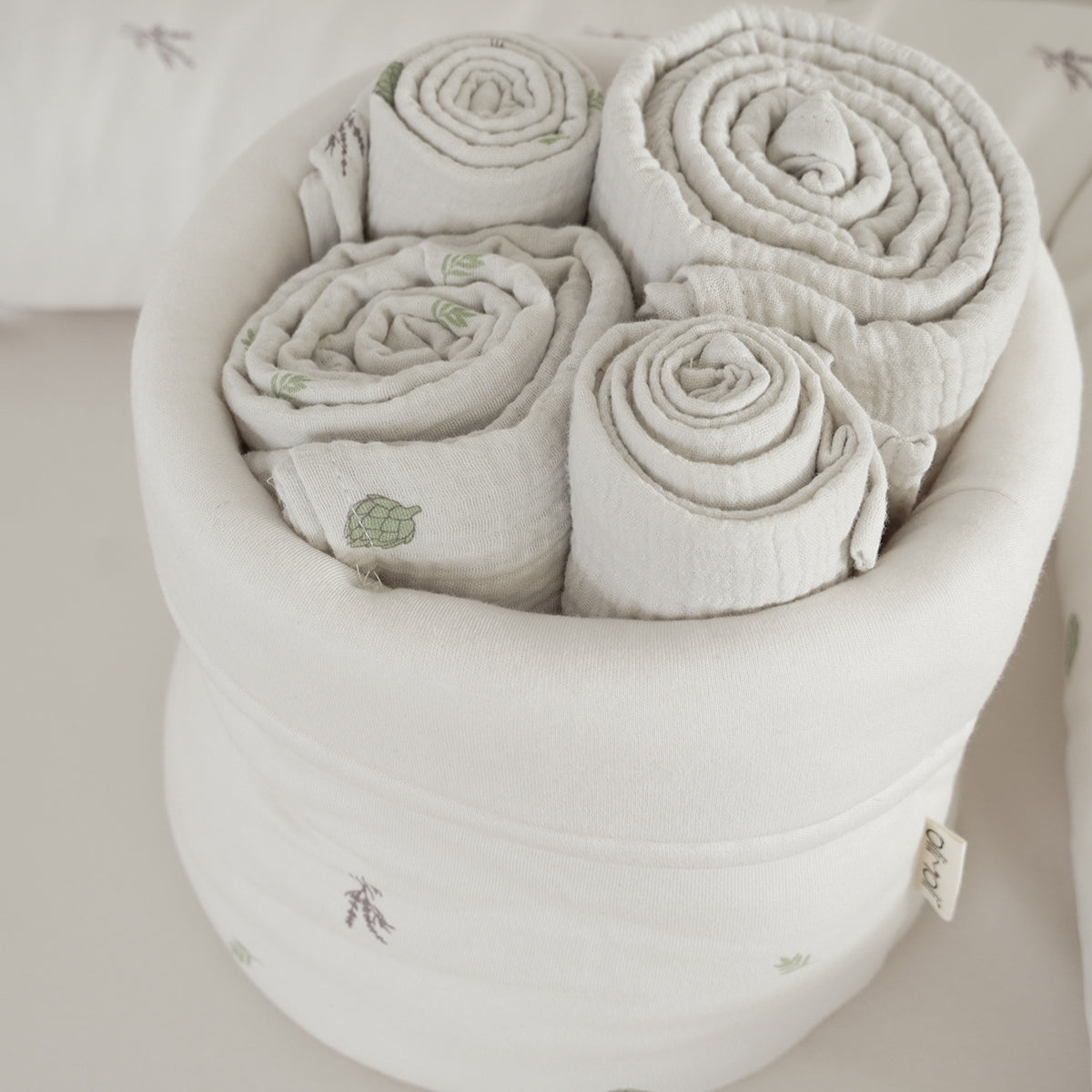 חיתול עיטוף L טטרה אולימולי ליין ארטישוק | Olimoli Artichoke Big Swaddle 110X110 cm