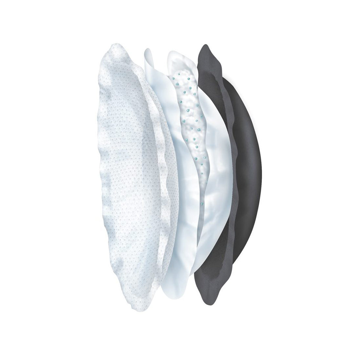 רפידות הנקה אנטי בקטריאלי צ'יקו 60 יח' שחור | Breast Pads Chicco 60 Pcs Black
