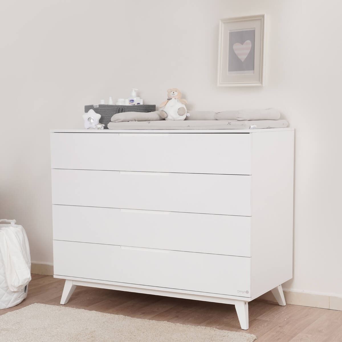 שידת אחסנה דייניז קיילי 120 ס"מ לבן קלאסי | Dainy's Kylie™ Dresser Classic White