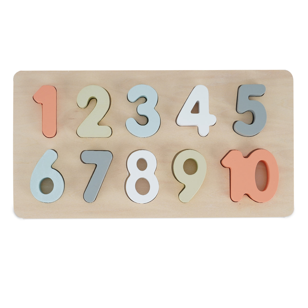 פאזל מספרים מעץ דייניז | Dainy's Wooden Number Puzzle