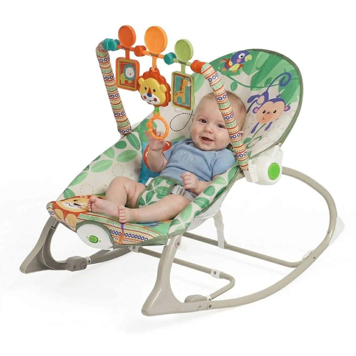 טרמפולינה לתינוק סיסי לאב ירוק כהה | Cici Love Baby Rocker Amazon