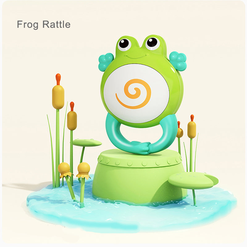 נשכן הולה טויס תזמורת בעלי חיים צפרדע | Hola Toys Animal Orchestra Rattle Frog