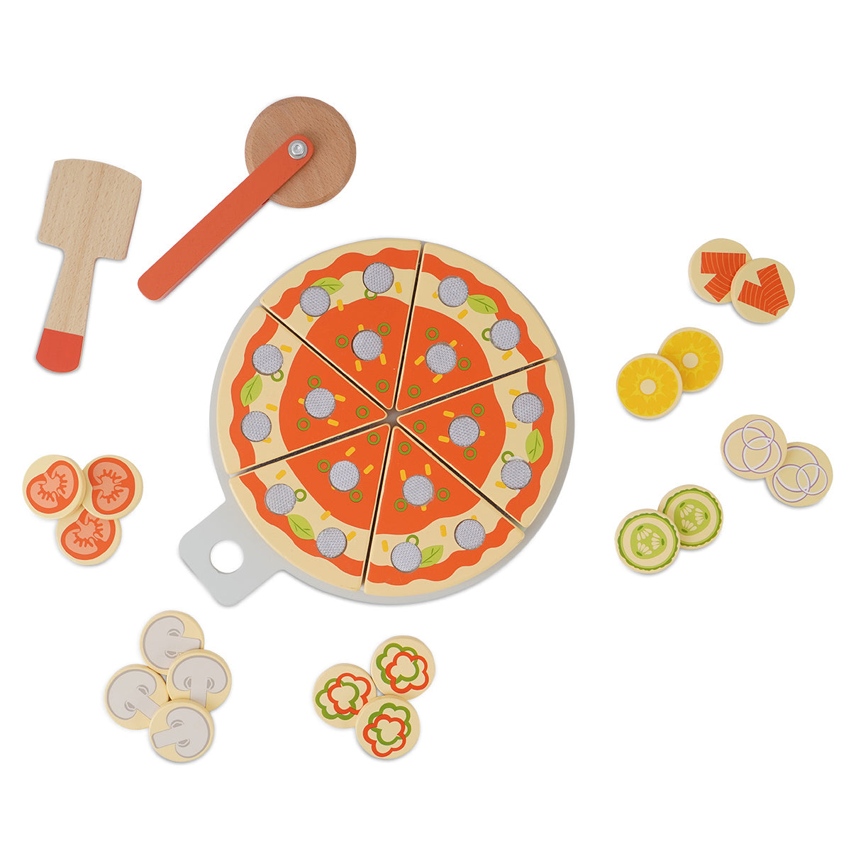סט פיצה מעץ דייניז | Dainy's Wooden Pizza Set
