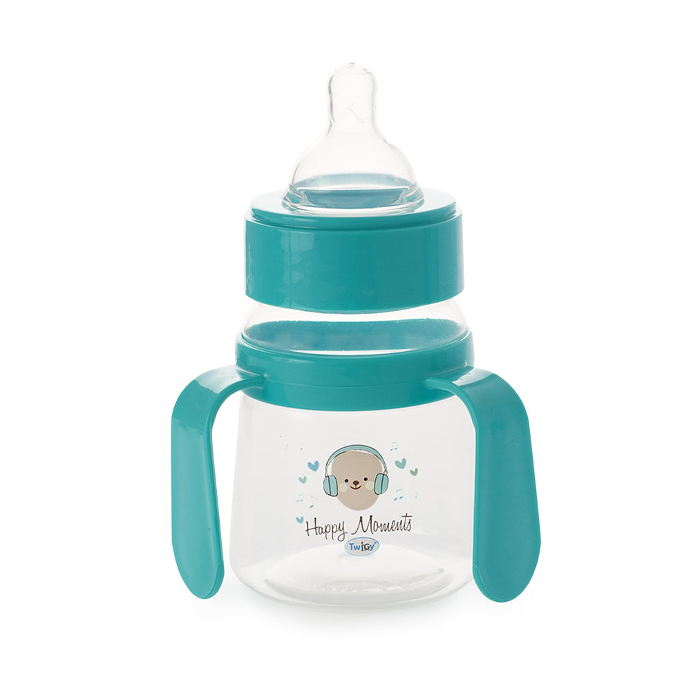 בקבוק טוויגי 150 מ"ל ורוד | Twigy Flawless™ Wide Neck Bottle With Handle Pink