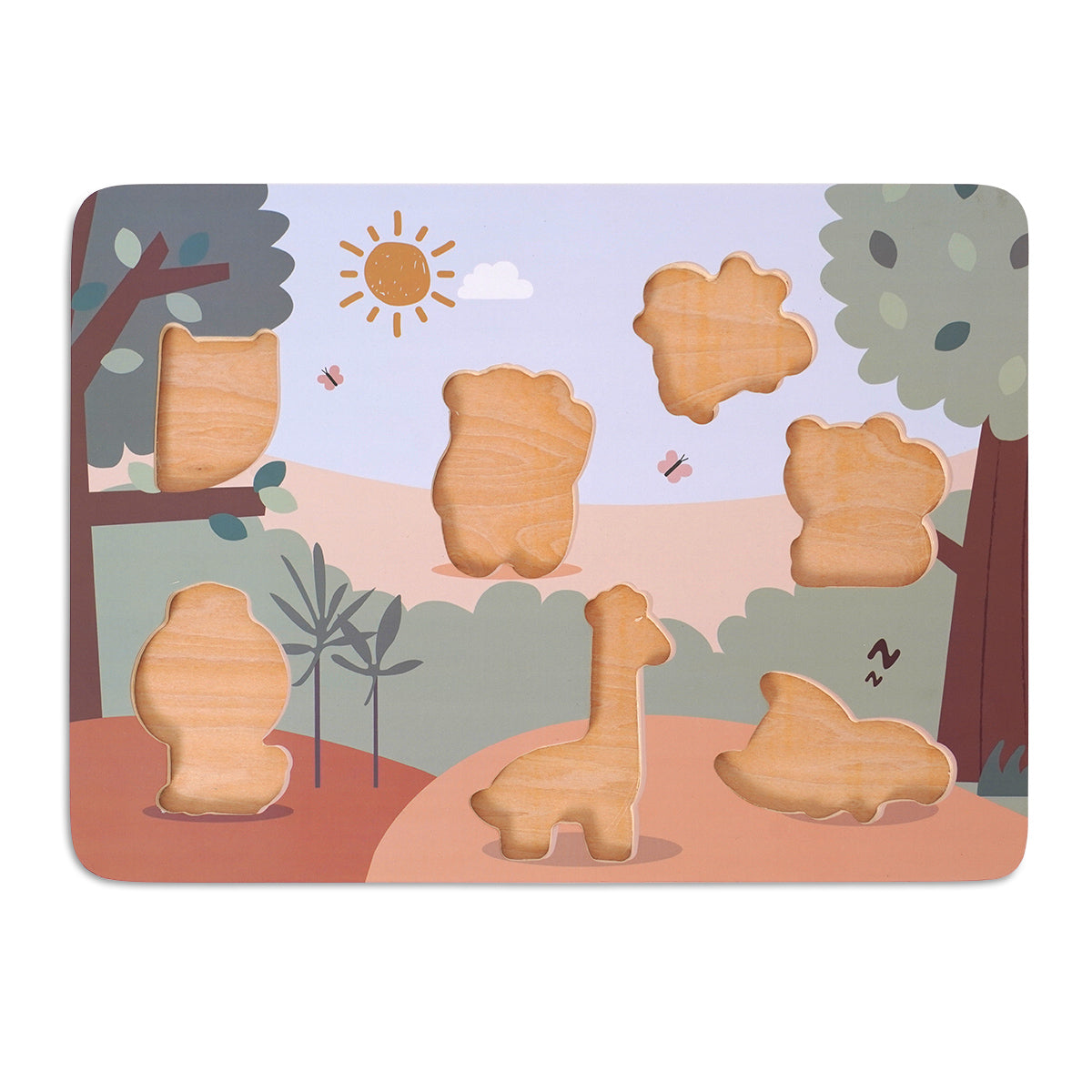 פאזל חיות מעץ דייניז | Dainy's Wooden Animal Puzzle