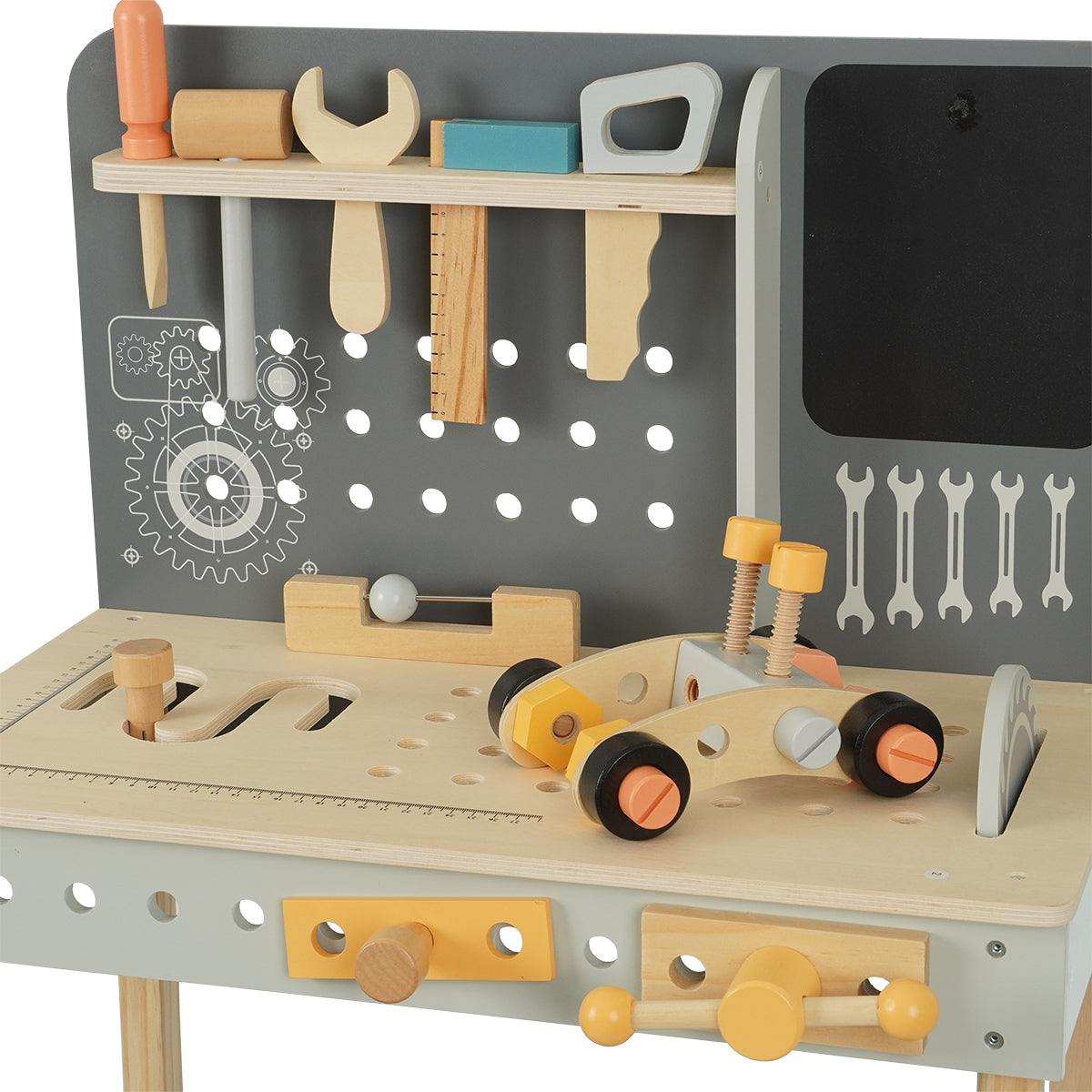 שולחן עבודה מעץ דייניז | Dainy's Wooden Workbench