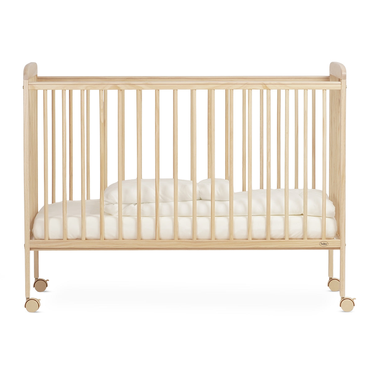 מיטה לתינוק טוויגי סטארלייט 60×120 ס"מ עץ טבעי | Twigy Starlight™ Natural Wood