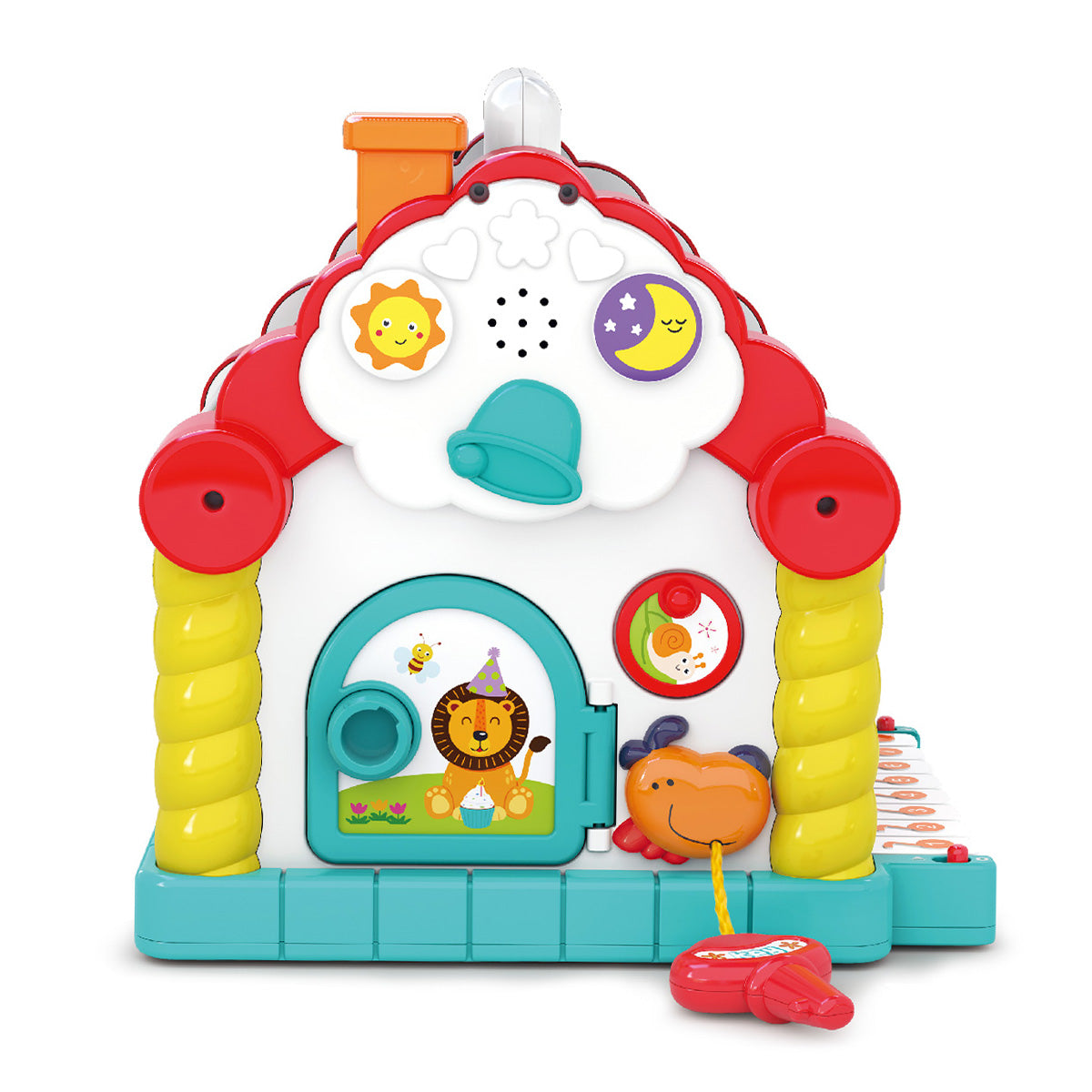 בית פעילות עם קוביות ומיון צורות הולה טויס | Hola Toys Activity House Shape Sorter