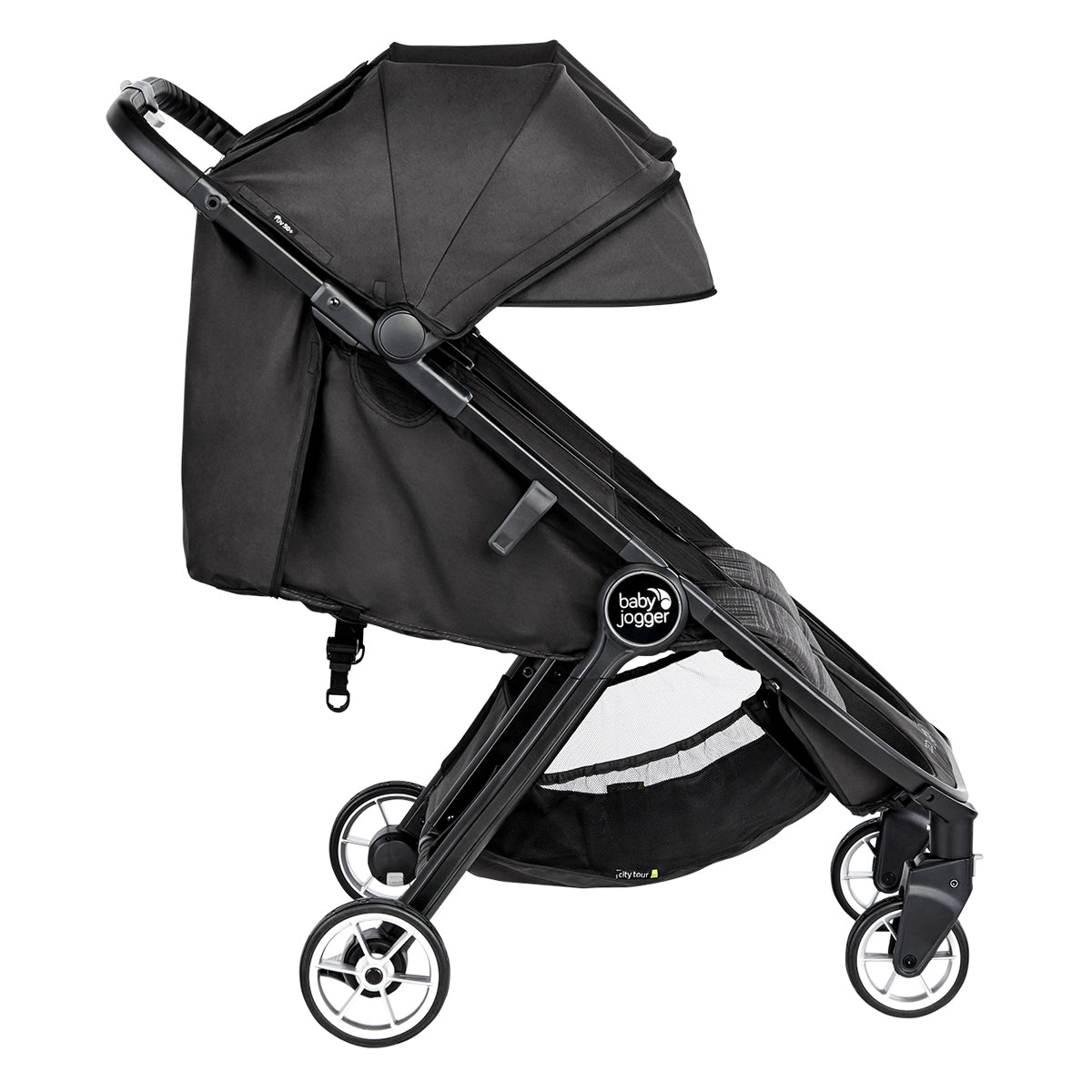 עגלת תאומים בייבי ג'וגר סיטי תור 2 שחור זפת | Baby Jogger City Tour™ 2 Double Pitch Black