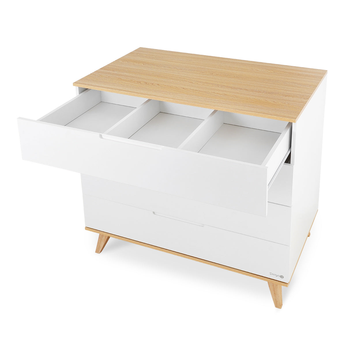 שידת אחסנה דייניז קלואי 100 ס"מ לבן/עץ | Dainy's Chloie™ Dresser White/Wood