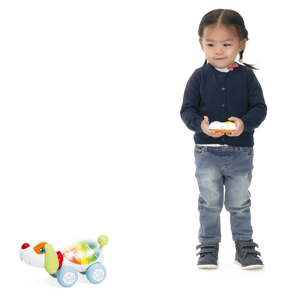 כלב אלקטרוני עם שלט צ'יקו צבעוני | Chicco Toy DogRemi RC Colorful