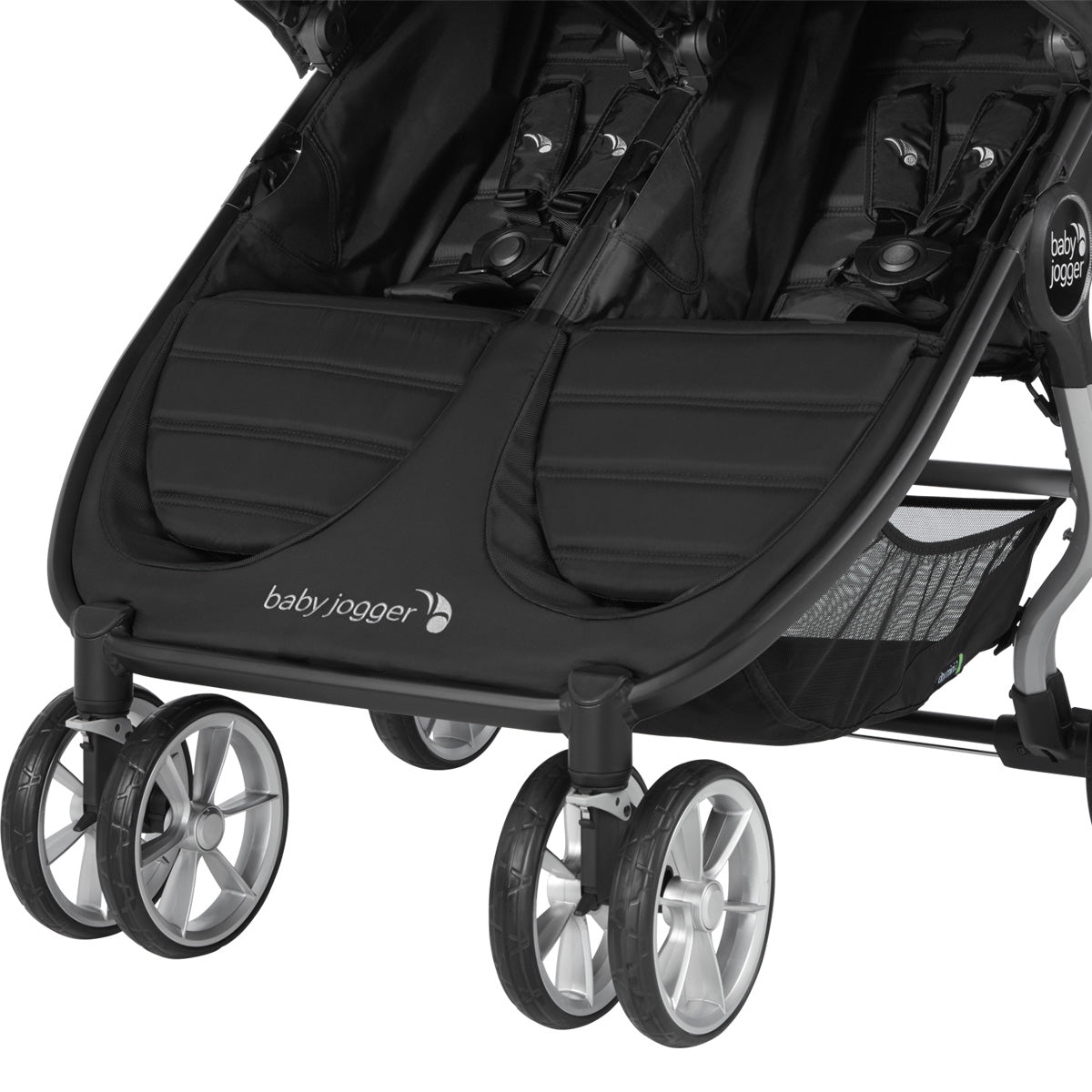עגלת תאומים בייבי ג'וגר סיטי מיני 2 אפור | Baby Jogger City Mini® 2 Double Slate