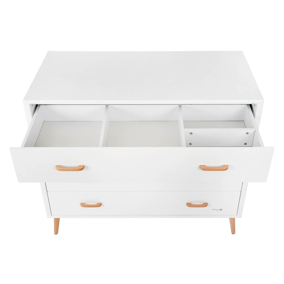 שידת אחסנה דייניז אליסון 120 ס"מ לבן/עץ | Dainy's Alison™ Dresser White/Wood