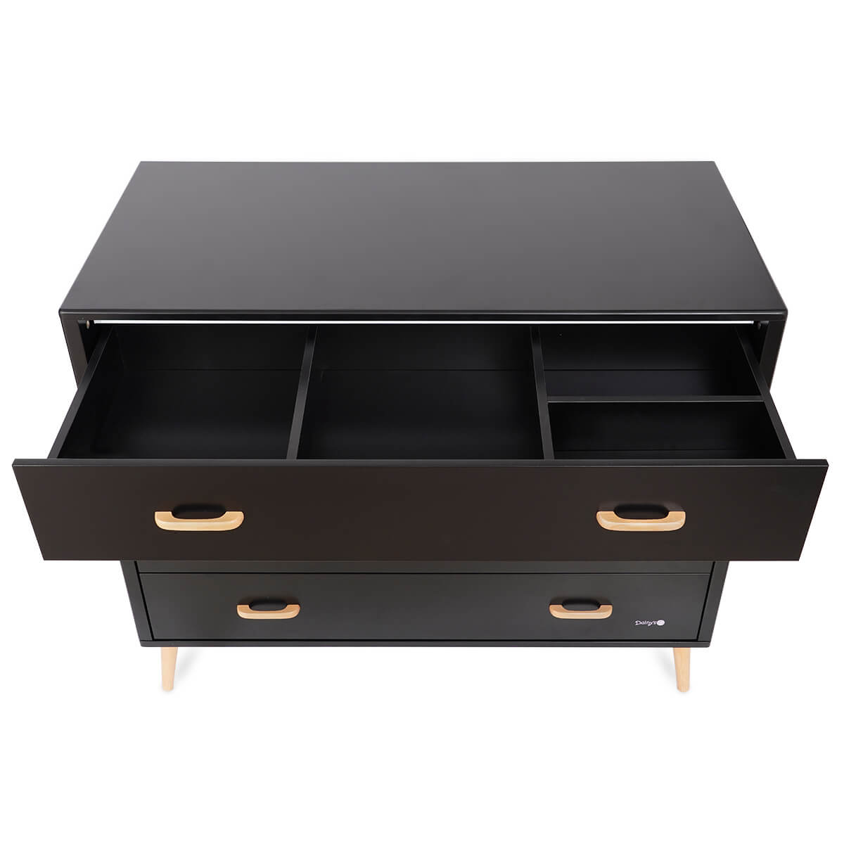שידת אחסנה דייניז אליסון 120 ס"מ שחור/עץ | Dainy's Alison™ Dresser Black/Wood