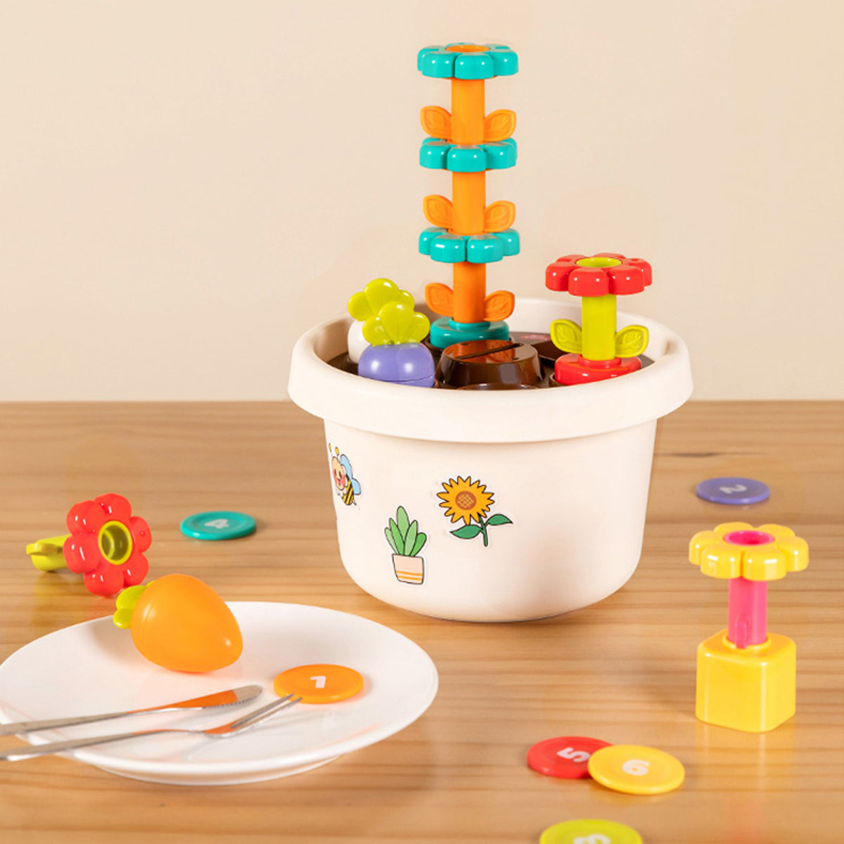 עציץ פרחים חוקר הולה טויס | Hola Toys Explore Potted Plant