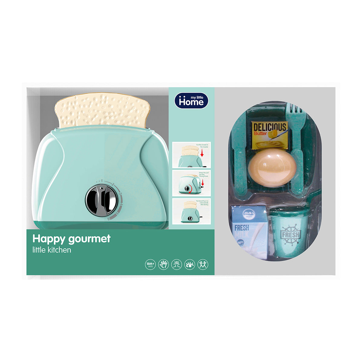 סט טוסטר ירוק | Toster Set Green