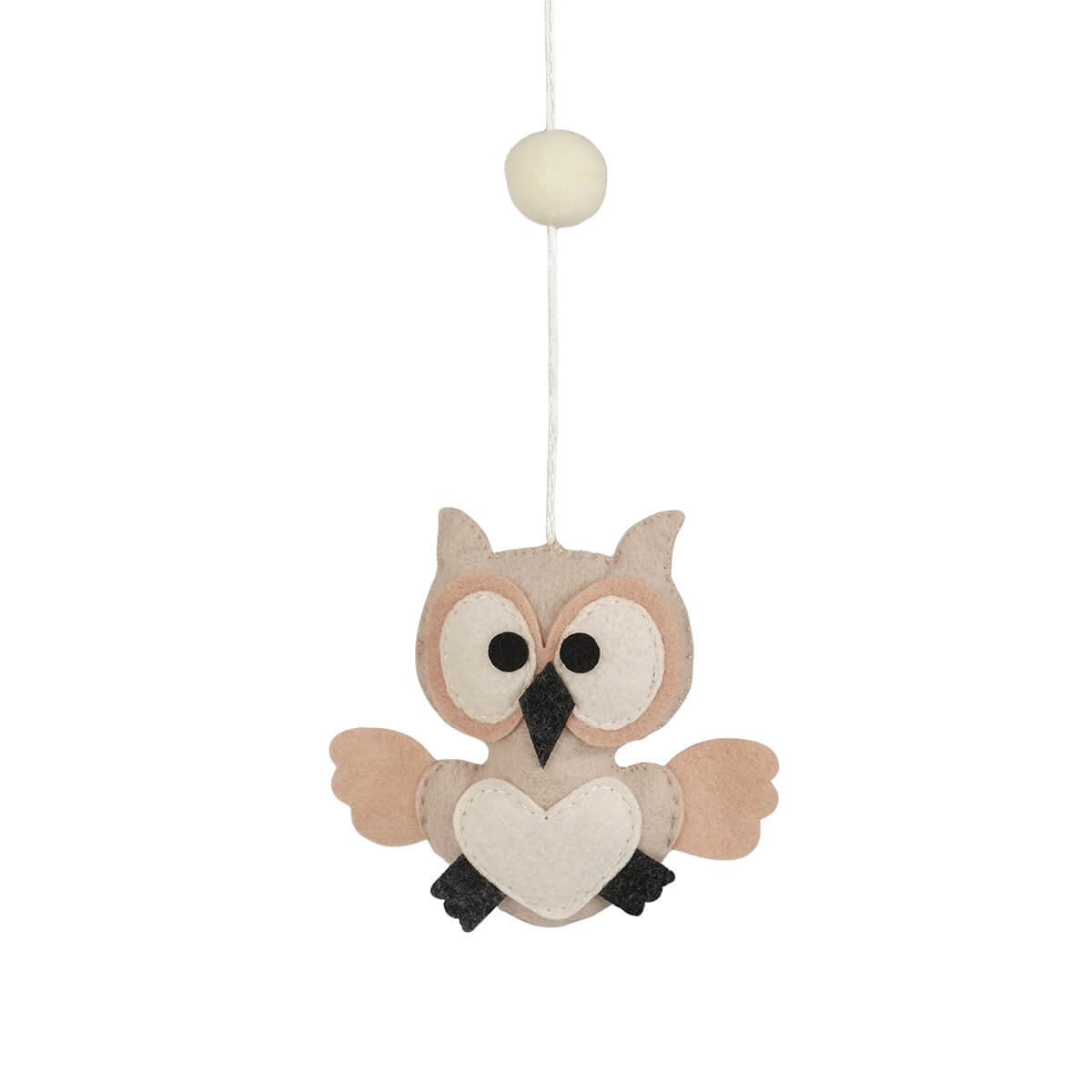 מובייל למיטת תינוק טוויגי שמנת | Twigy Animals & Smiles Baby Mobile Cream