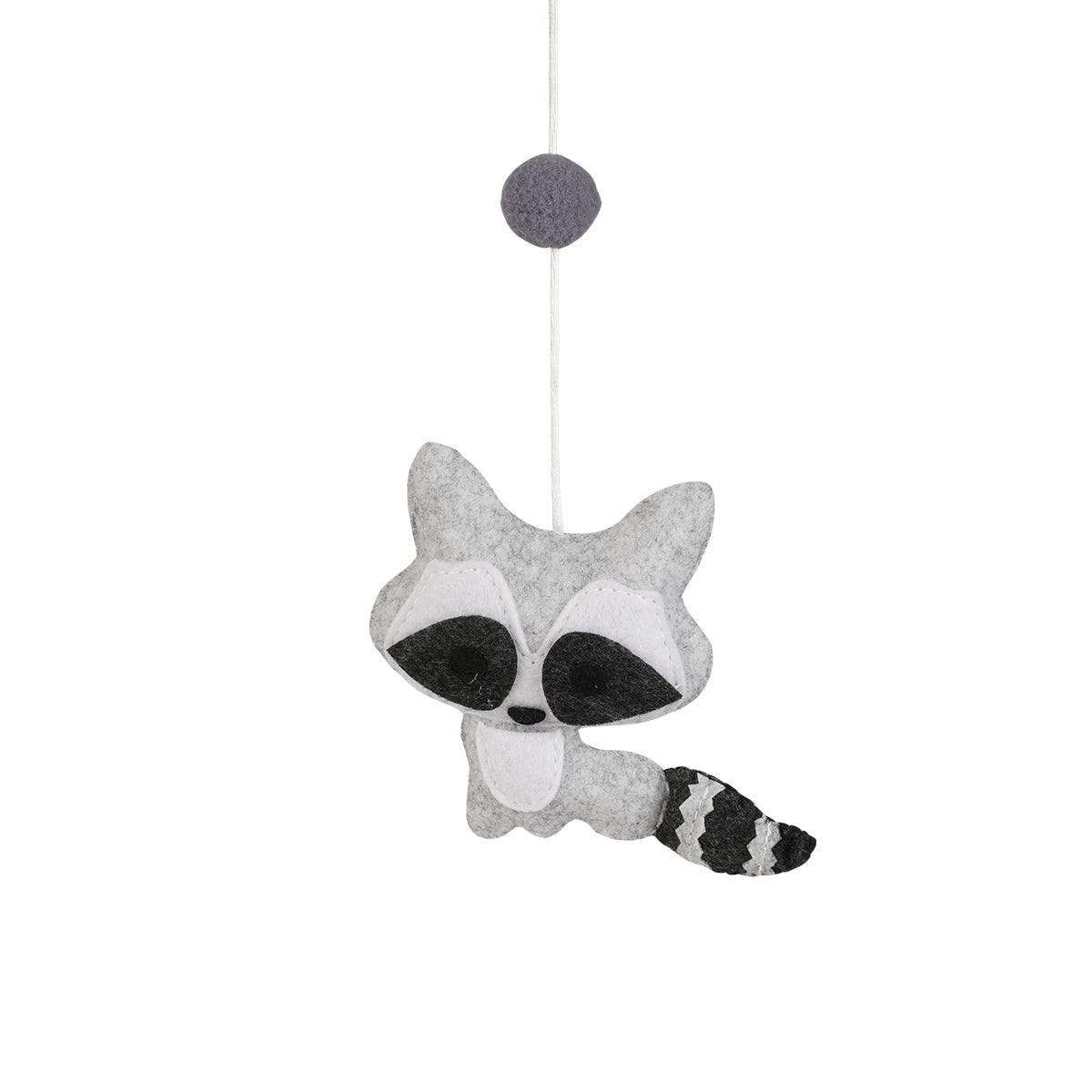 מובייל למיטת תינוק טוויגי אפור | Twigy Animals & Smiles Baby Mobile Gray
