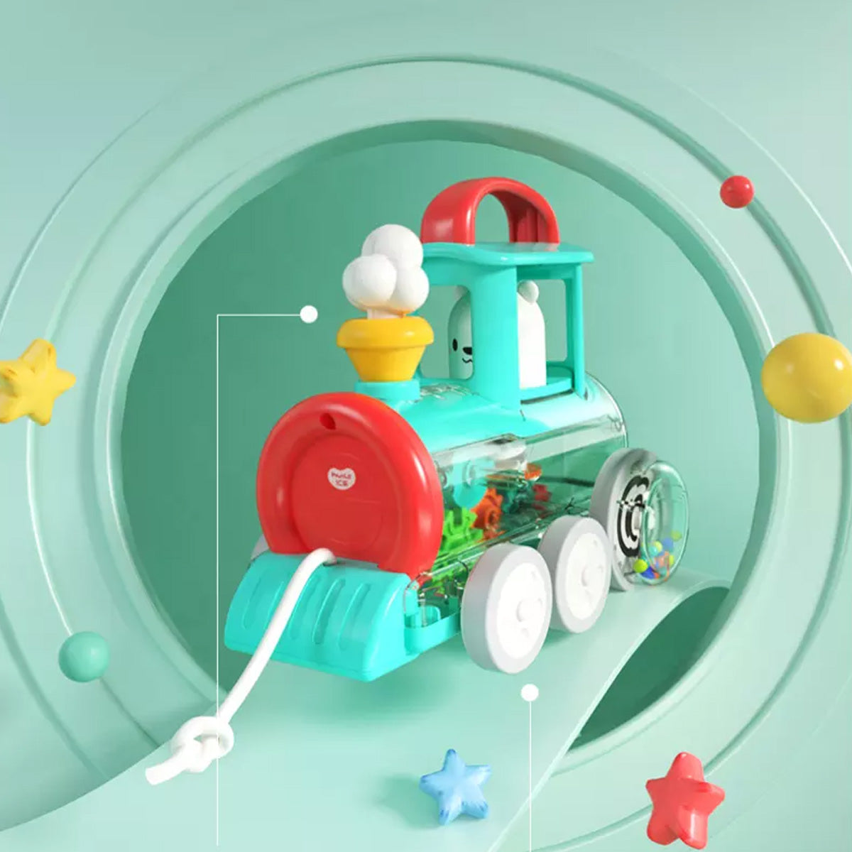 קטר רכבת הולה טויס | Hola Toys Push Along Train Engine