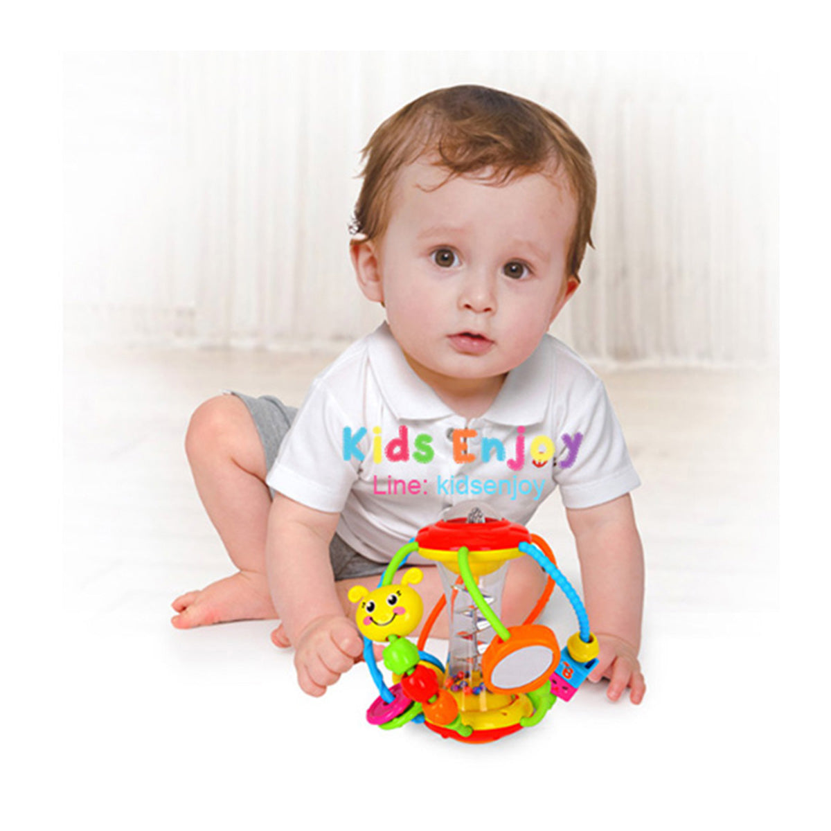 כדור פעילות לתינוק הולה טויס | Hola Toys Toddlers World Activity Ball