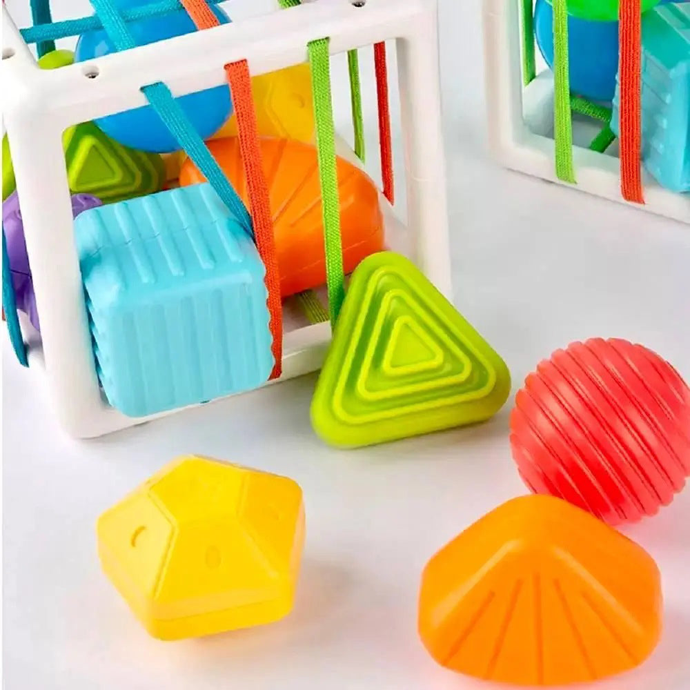 תיבת מיון צורות האנגר | Huanger Shape Sorting Baby Toy