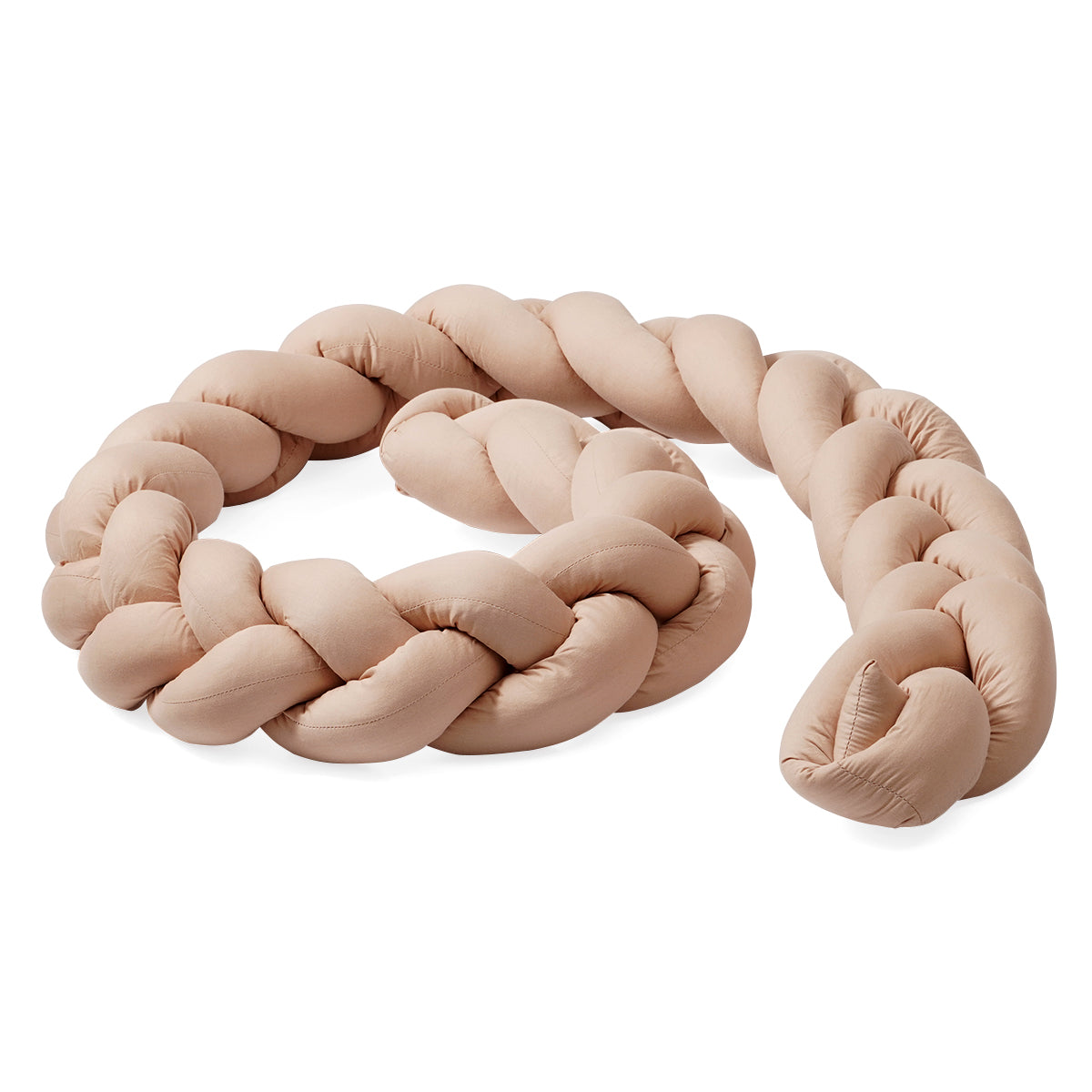 כרית צמה למיטה אולימולי חום | Olimoli Baby Braided Pillow Sand