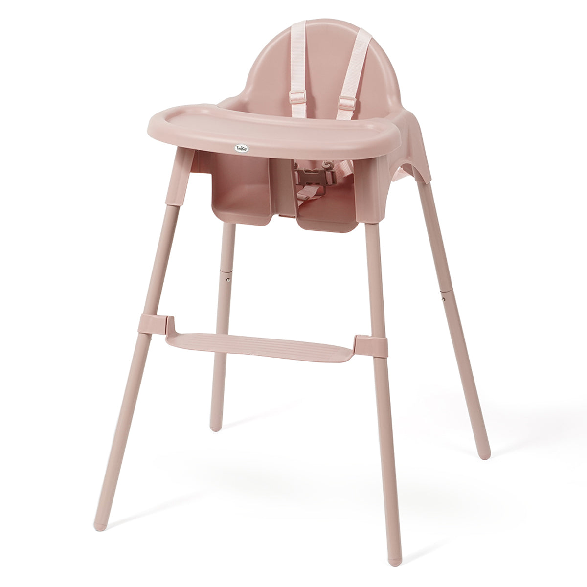 כיסא אוכל טוויגי בק 2 בייסיקס ורוד מט | Twigy Back 2 Basics Matte Pink