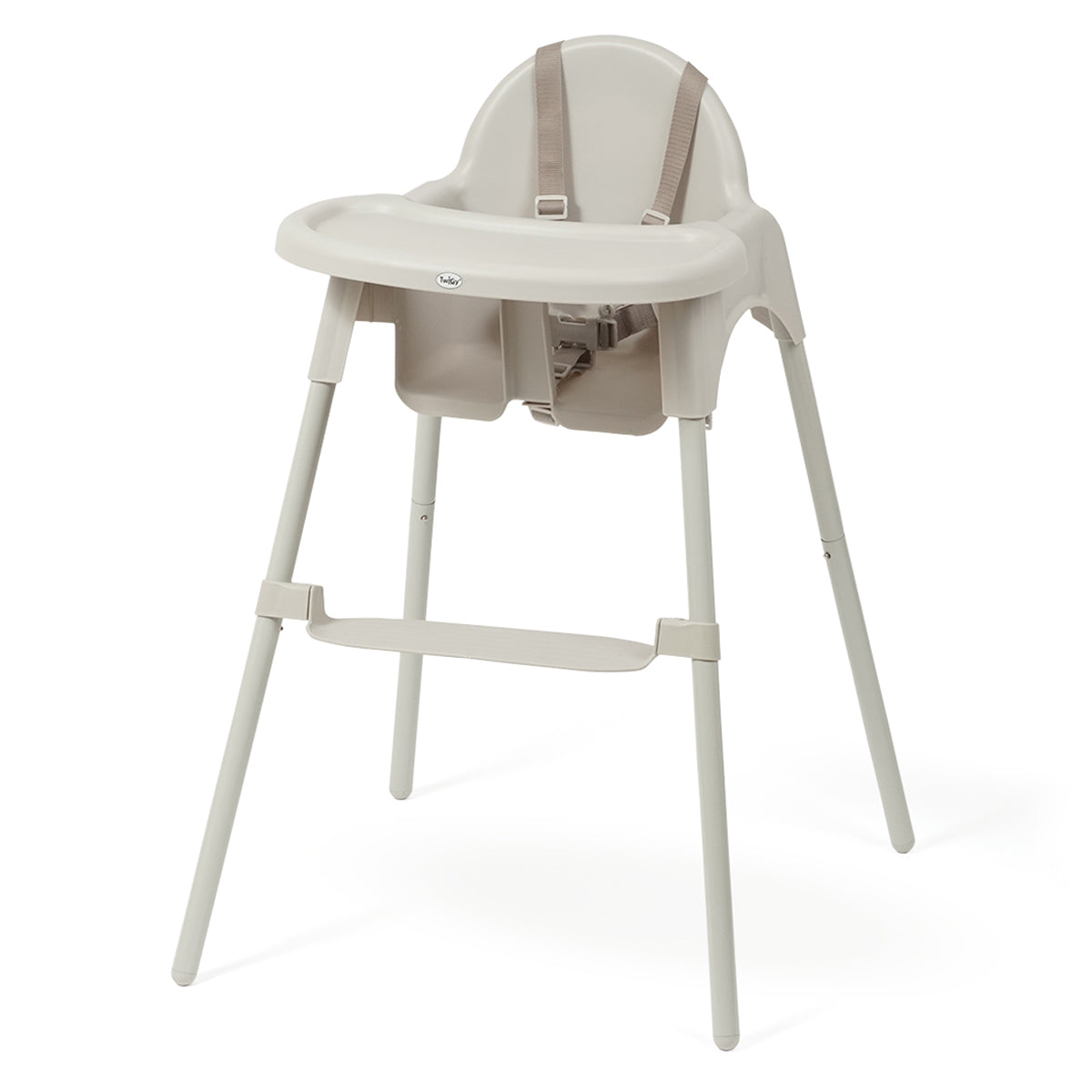 כיסא אוכל טוויגי בק 2 בייסיקס אפור מט | Twigy Back 2 Basics Matte Warm Grey