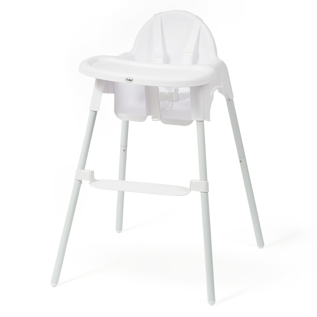 כיסא אוכל טוויגי בק 2 בייסיקס לבן מט | Twigy Back 2 Basics Matte White
