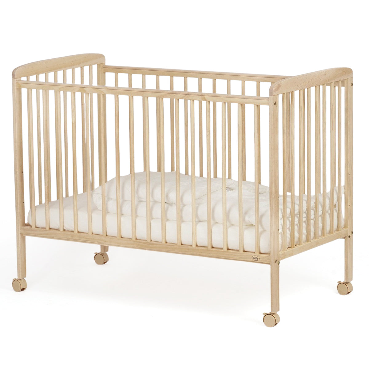 מיטה לתינוק טוויגי סטארלייט 60×120 ס"מ עץ טבעי | Twigy Starlight™ Natural Wood