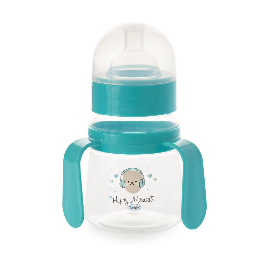 בקבוק טוויגי 150 מ"ל ורוד | Twigy Flawless™ Wide Neck Bottle With Handle Pink
